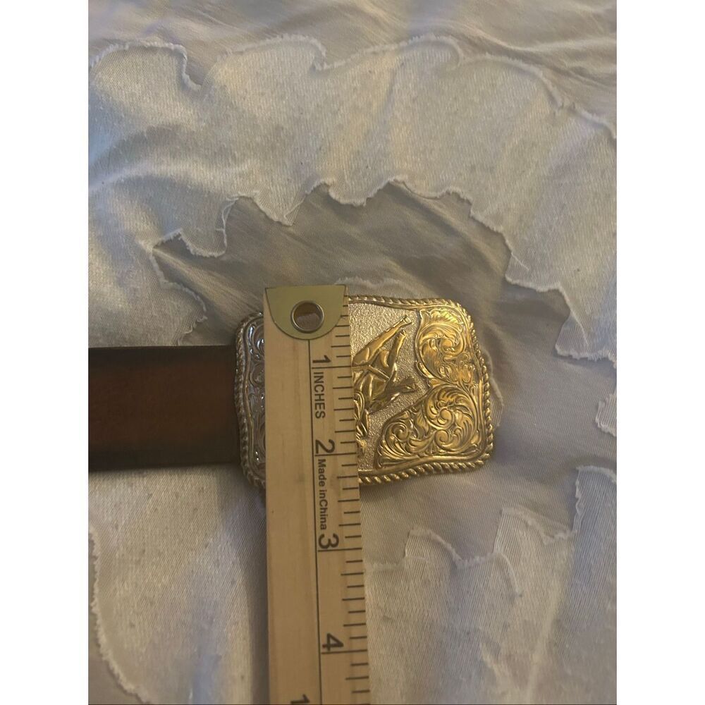 Leegin Leather Western Belt Brown - Picture 6 of 14